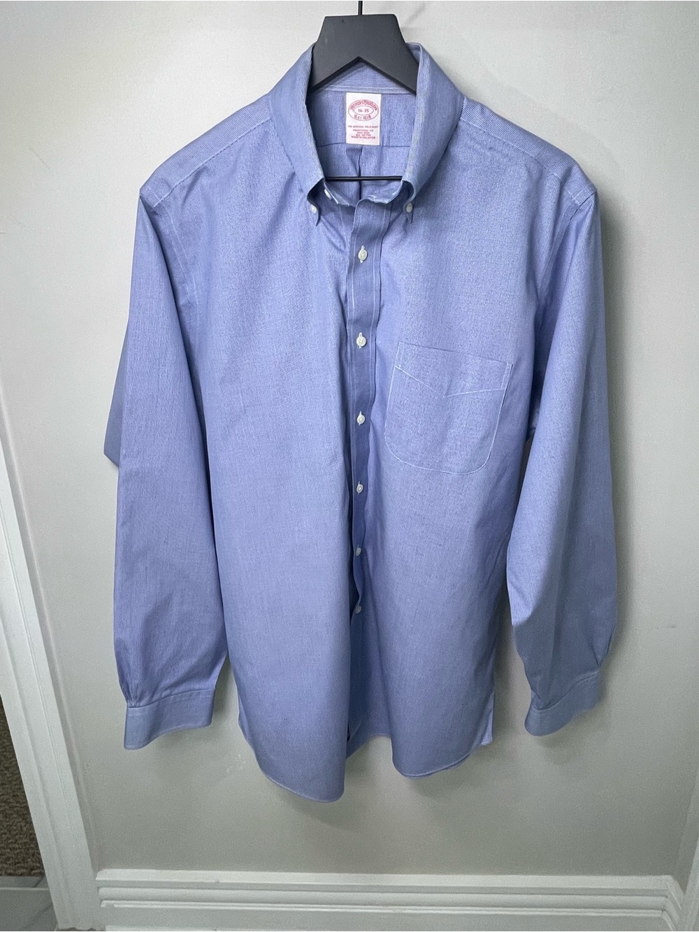 Brooks Brothers Light Blue Oxford Button-Down Dress Shirt